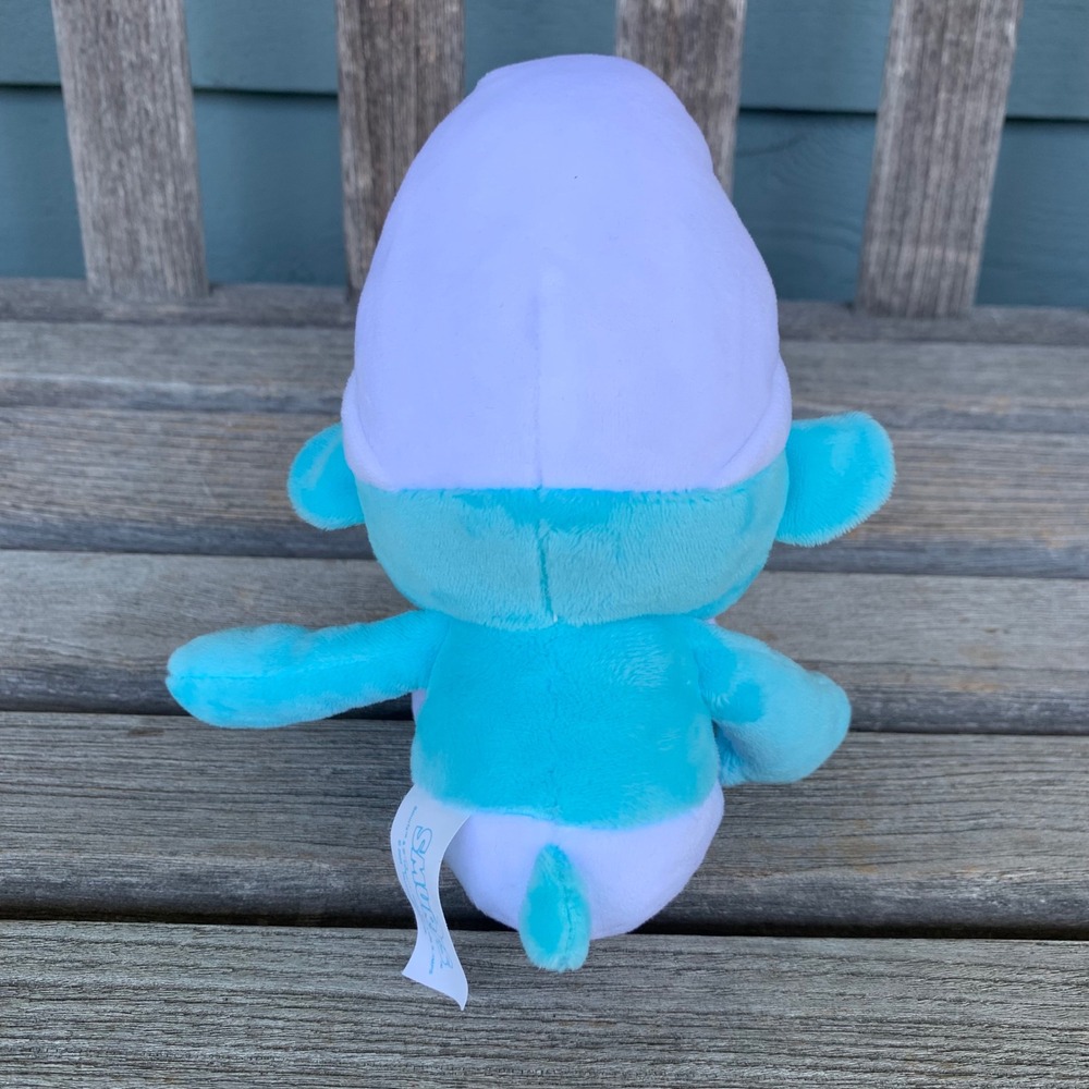 The Smurfs 2025 Paramount Pictures Blue Plush Toy Snapco LLC 9.5 inch AMC Movie - Picture 4 of 8